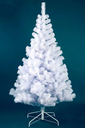 Искусственная елка КРИСТИНА белая, (хвоя - PVC), 2.4 м