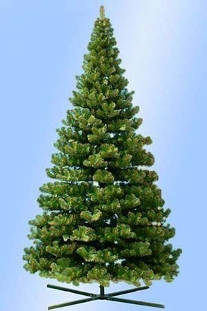 Искусственная елка ЮНОНА ПРЕМИУМ зеленая, ствольная, (хвоя - PVC), 4.0 м, Ели PENERI