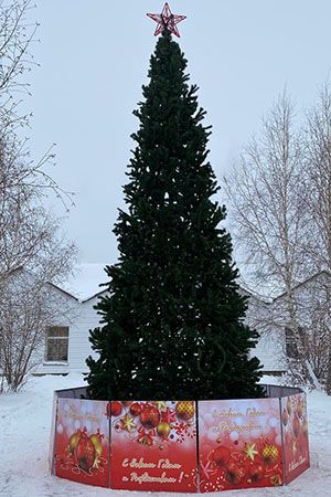 Уличная елка Альпийская ствольная, 8 м, ПВХ, GREEN TREES