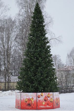 Уличная елка Альпийская ствольная, 10 м, ПВХ, GREEN TREES