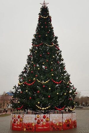 Уличная елка Альпийская ствольная, 15 м, ПВХ, GREEN TREES