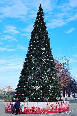 Уличная елка Альпийская ствольная, 20 м, ПВХ, GREEN TREES