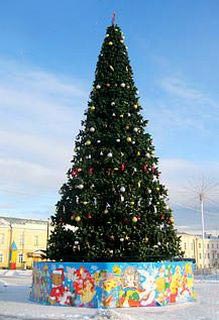 Уличная елка Альпийская 16 м ствольная, ЛЕСКА, GREEN TREES