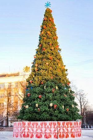 Уличная елка Альпийская 19 м ствольная, ЛЕСКА, GREEN TREES