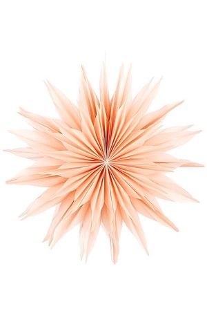 Бумажная звезда-снежинка ДАЛИЯ, розовая, 40 см, Edelman