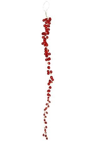 Декоративное подвесное украшение ГРАППОЛО: РУБИНЫ, акрил, 65 см, Edelman