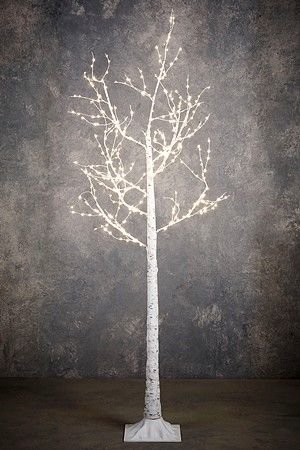 Декоративное светящееся дерево БЕРЁЗА-БИРЧ, 400 белых LED-огней, 150 см, уличная, Edelman