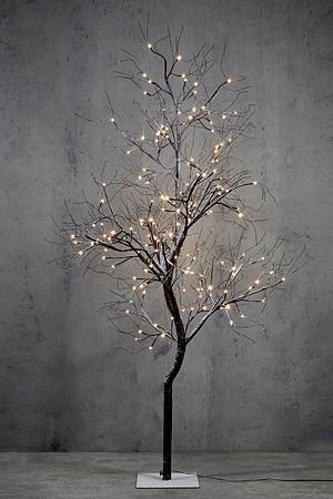 Декоративное светящееся дерево ФРОСТ ГРАНД, 171 тёплый белый LED-огонь, 200 см, таймер, уличное, Edelman
