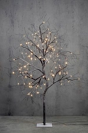 Декоративное светящееся дерево ФРОСТ МАКСИ, 117 тёплых белых LED-огней, 150 см, таймер, уличное, Edelman
