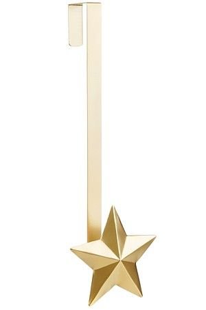 Крючок-держатель для венков и декора СОЛО СТЕЛЛА, металл, золотой, 52 см, Edelman