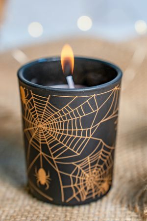 Декоративная свеча ФАЕР-ВЭБ, чёрная, 7 см, Koopman International