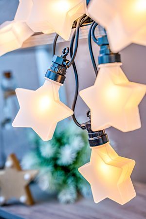   Star Party Lights - Ѩ ¨, 20   LED-, 10 , , ,  , , Winter Deco