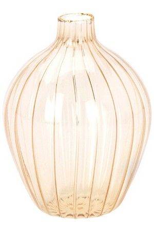 Декоративная ваза АСТОР, стекло, светло-розовая, 8 см, Koopman International