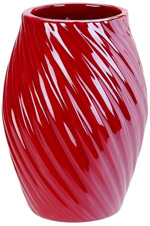 Декоративная ваза ЭЙМЕРИ, керамика, красная, 16 см, Koopman International