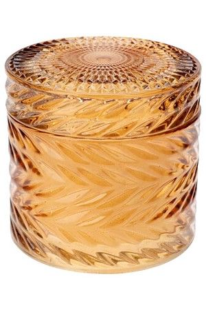Ароматическая свеча в стакане ГВЕНАЛЬ, янтарная, 9 см, Koopman International