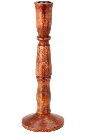 Подсвечник БУА СОМБР, древесина манго, металл, 28 см, Koopman International