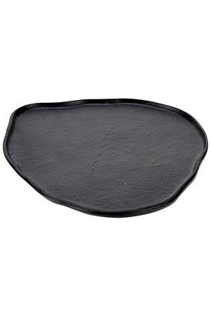Сервировочный поднос ЛИБЕРА, металл, чёрный, 22х20 см, Koopman International