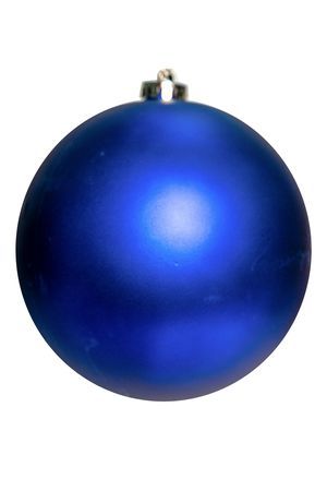 Пластиковый шар, матовый, синий, 150 мм, Winter Deco