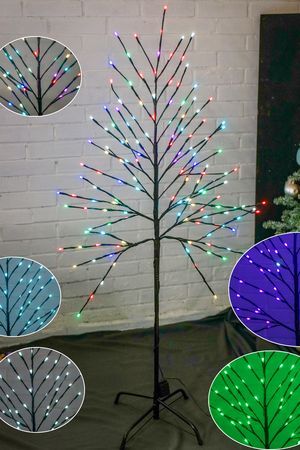 Светящееся дерево ДЖОККО ДИ ЛЮЧИ, 150 RGB LED-огней меняющих цвета, 150 см, уличное, Kaemingk