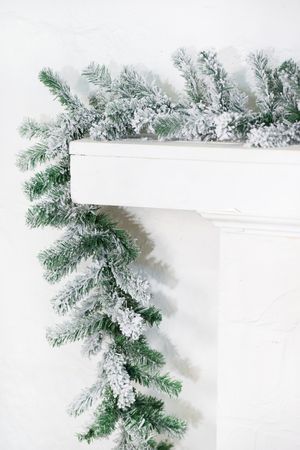 Хвойная гирлянда Лапландия заснеженная 270*25 см, ПВХ, Winter Deco
