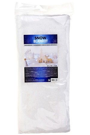 Декоративное 'снежное' покрывало ХАНС, белый, 100х50 см, Koopman International