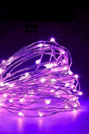 Электрогирлянда ВОЛШЕБНЫЕ КАПЕЛЬКИ, 100 ярких розовых mini LED-ламп, 10+1.5 м, провод-серебристая проволока, SNOWHOUSE