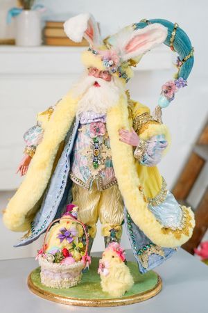 Коллекционная кукла КЛАУС-КРОЛЬ - ПАСХАЛЬНЫЙ ВОЛШЕБНИК, 63 см, Mark Roberts