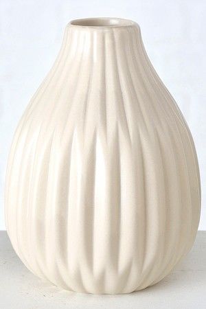 Фарфоровая ваза АППЕТИТОЗО зауженная, бежевая, 12 см, Boltze