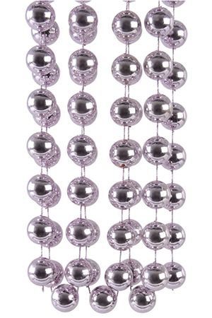 Ёлочные БУСЫ пластиковые ГИГАНТ, цвет: светло-сиреневый, 20 мм, 2.7 м, Kaemingk