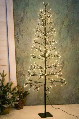 Декоративное светящееся деревце ЁЛОЧКА АБЕТТИ, 280 тёплых белых LED-огней, 150 см, Koopman International