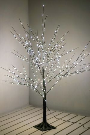 Декоративное светящееся дерево РАМОУЗ, 480 тёплых белых LED-огней, 120 см, Koopman International