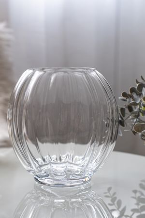 Стеклянная ваза МОДЕСТА, 20 см, EDG