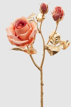 Искусственная роза РАССВЕТНАЯ ПАСТОРАЛЬ, текстиль, 50 см, EDG