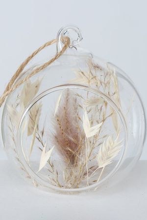 Стеклянный шар с композицией РОСИНКА в саду, 8 см, Boltze