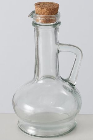 Декоративная бутылка РУСТИКО с длинным горлышком, стекло, 16 см, Boltze