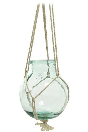Декоративная подвесная ваза ИАНТА, стекло, 21 см, Kaemingk