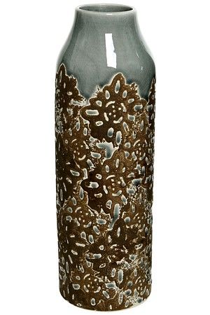 Декоративная ваза САПФО БРАНЧ, керамика, 30 см, Kaemingk