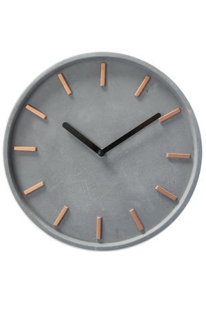 Настенные часы ГЛАТТЕРШТАЙН, искусственный камень, 27 см, Boltze
