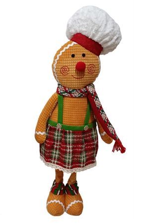 Мягкая игрушка МИСС ЖАННА, серия 'Плюшевые человечки', текстиль, 75 см, Due Esse Christmas