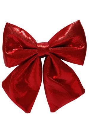 Декоративное украшение БАНТ 'ЧАРИС', текстиль, красный, 19 см, Due Esse Christmas
