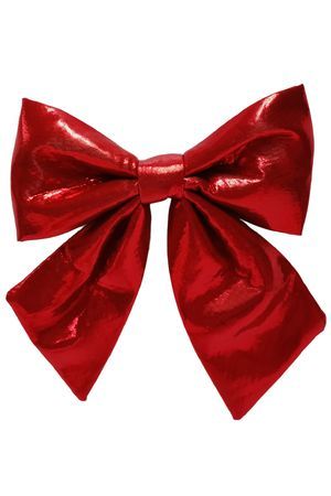 Декоративное украшение БАНТ 'ЧАРИС', текстиль, красный, 26 см, Due Esse Christmas