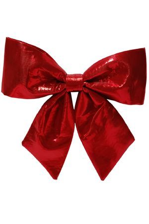 Декоративное украшение БАНТ 'ЧАРИС', текстиль, красный, 28 см, Due Esse Christmas