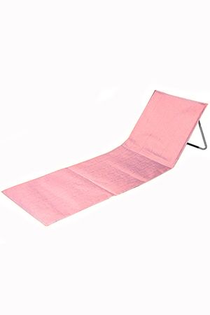 Складной пляжный коврик BEACH IT'S FUN, розовый, полиэстер 600D, металл, 158х54 см, Koopman International