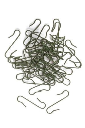 Крючки для ёлочных украшений АУФХЕНГЕР, металл, зеленые, 4 см, 100 шт., Inge Glas