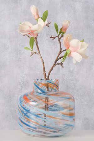 Декоративная ваза ЭЛИНА, стекло, 19 см, Boltze