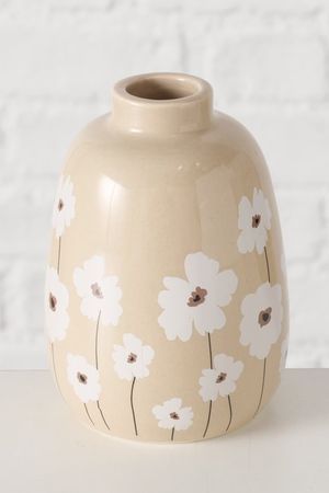 Декоративная ваза МАРГАРИТКИ, с горлышком, фарфор, 13 см, Boltze