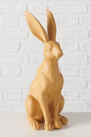 Декоративная фигура КРОЛИК КАЛВИН, полистоун, 31 см, Boltze