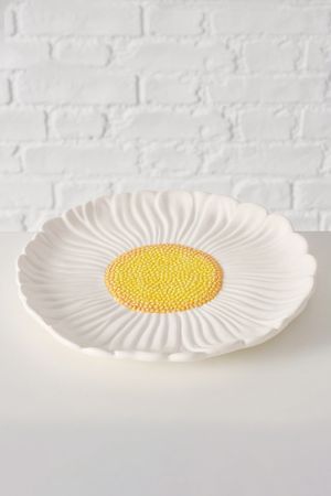 Сервировочное блюдо РОМАШКА, керамика, 22 см, Boltze