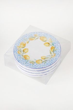 Набор подставок САДЫ СИЦИЛИИ, керамика, 10 см, 4 шт., Boltze