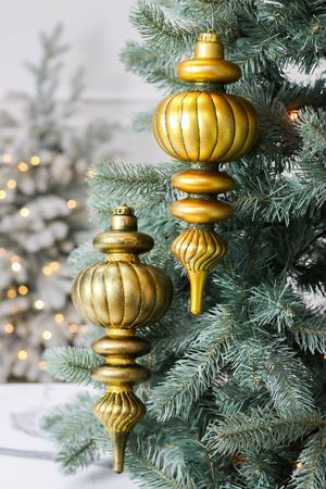 Набор ёлочных украшений ЛЕВАНГЕР, пластик, 31 см, 2 шт., Winter Deco